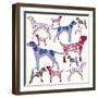 Topdogs, 2005-Sarah Hough-Framed Giclee Print