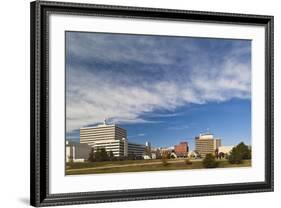 Topeka City Skyline, Kansas, USA-Walter Bibikow-Framed Photographic Print