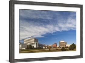 Topeka City Skyline, Kansas, USA-Walter Bibikow-Framed Photographic Print