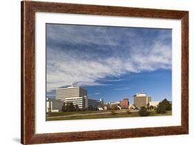 Topeka City Skyline, Kansas, USA-Walter Bibikow-Framed Photographic Print