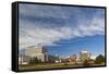 Topeka City Skyline, Kansas, USA-Walter Bibikow-Framed Stretched Canvas