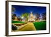 Topeka Kansas Downtown at Night-digidreamgrafix-Framed Photographic Print