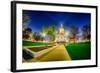 Topeka Kansas Downtown at Night-digidreamgrafix-Framed Photographic Print