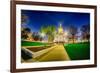 Topeka Kansas Downtown at Night-digidreamgrafix-Framed Photographic Print