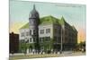 Topeka, Kansas - Rock Island Depot Exterior View-Lantern Press-Mounted Premium Giclee Print