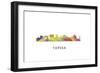 Topeka Kansas Skyline-Marlene Watson-Framed Giclee Print