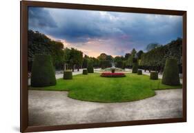 Topiari Shrubs in Schonbrunn Palace Garden-George Oze-Framed Photographic Print