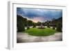 Topiari Shrubs in Schonbrunn Palace Garden-George Oze-Framed Photographic Print