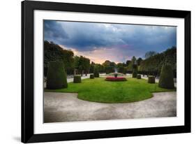 Topiari Shrubs in Schonbrunn Palace Garden-George Oze-Framed Photographic Print