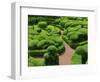 Topiary Garden at Chateau de Marqueyssac-David Burton-Framed Photographic Print