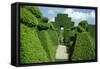 Topiary Garden, Designed-Sir Edwin Lutyens-Framed Stretched Canvas