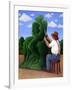 Topiary Kiss-Larry Smart-Framed Giclee Print