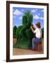 Topiary Kiss-Larry Smart-Framed Giclee Print