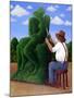 Topiary Kiss-Larry Smart-Mounted Giclee Print