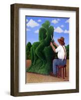 Topiary Kiss-Larry Smart-Framed Giclee Print