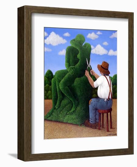 Topiary Kiss-Larry Smart-Framed Giclee Print