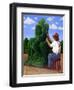 Topiary Kiss-Larry Smart-Framed Giclee Print