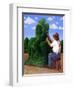 Topiary Kiss-Larry Smart-Framed Giclee Print