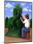 Topiary Kiss-Larry Smart-Mounted Giclee Print