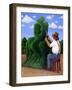 Topiary Kiss-Larry Smart-Framed Giclee Print