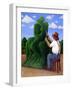 Topiary Kiss-Larry Smart-Framed Giclee Print