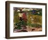 Topical Conversation, 1887-Paul Gauguin-Framed Giclee Print