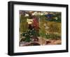 Topical Conversation, 1887-Paul Gauguin-Framed Giclee Print