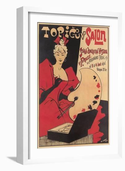 Topicov Salon Poster-null-Framed Art Print