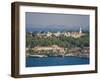 Topkapi Palace and Bosphorus from Galata Tower, Istanbul, Turkey-Michele Falzone-Framed Photographic Print