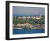 Topkapi Palace and Bosphorus from Galata Tower, Istanbul, Turkey-Michele Falzone-Framed Photographic Print