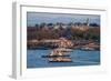 Topkapi Palace and Ferries, Istanbul, Turkey-Ali Kabas-Framed Photographic Print