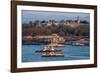 Topkapi Palace and Ferries, Istanbul, Turkey-Ali Kabas-Framed Photographic Print