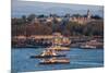 Topkapi Palace and Ferries, Istanbul, Turkey-Ali Kabas-Mounted Premium Photographic Print