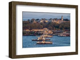 Topkapi Palace and Ferries, Istanbul, Turkey-Ali Kabas-Framed Photographic Print