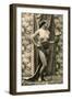 Topless Dancer-null-Framed Art Print