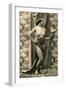 Topless Dancer-null-Framed Art Print