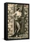 Topless Dancer-null-Framed Stretched Canvas