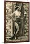 Topless Dancer-null-Framed Art Print