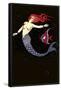 Topless Mermaid with Angel Fish-null-Framed Stretched Canvas