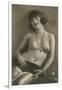 Topless Woman with Necklace-null-Framed Art Print