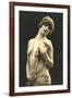 Topless Woman with Pearls-null-Framed Art Print