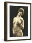 Topless Woman with Pearls-null-Framed Art Print