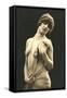 Topless Woman with Pearls-null-Framed Stretched Canvas