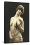 Topless Woman with Pearls-null-Framed Stretched Canvas
