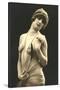 Topless Woman with Pearls-null-Stretched Canvas