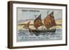 Topo, Fishing Boat Used in the Adriatic, 18th Century-null-Framed Giclee Print