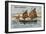 Topo, Fishing Boat Used in the Adriatic, 18th Century-null-Framed Giclee Print