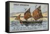 Topo, Fishing Boat Used in the Adriatic, 18th Century-null-Framed Stretched Canvas