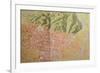 Topographic Map of Bologna, 1937, Italy-null-Framed Giclee Print