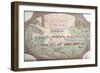 Topographic Map Showing English and American Formations, 1780-null-Framed Giclee Print